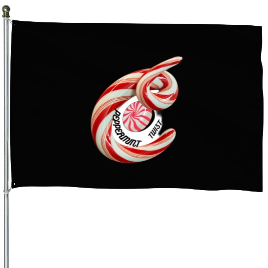 Peppermint Candy House Flags