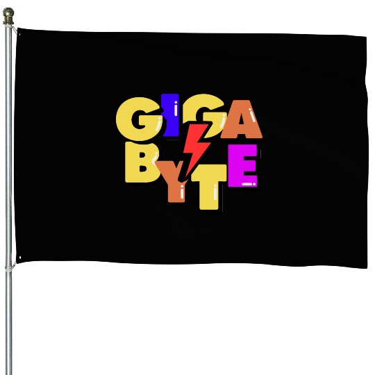 Computer Data Measurement Unit House Flags