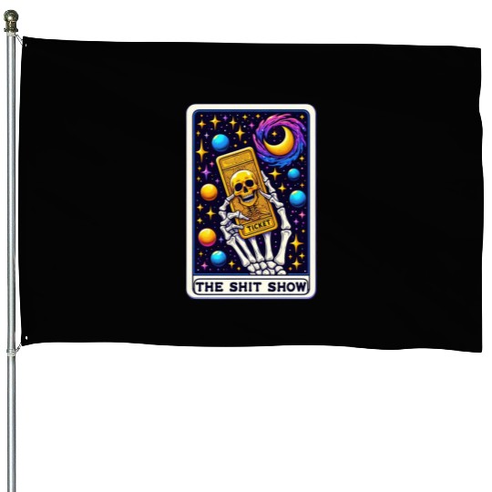 Tarot Card Collection - The Shit Show House Flags