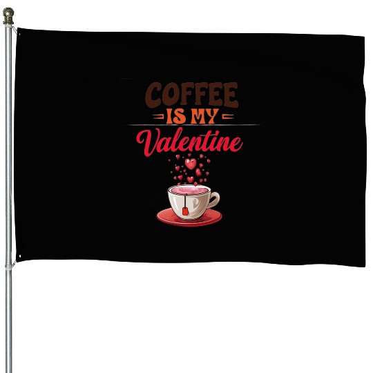 Caffeine Love House Flags
