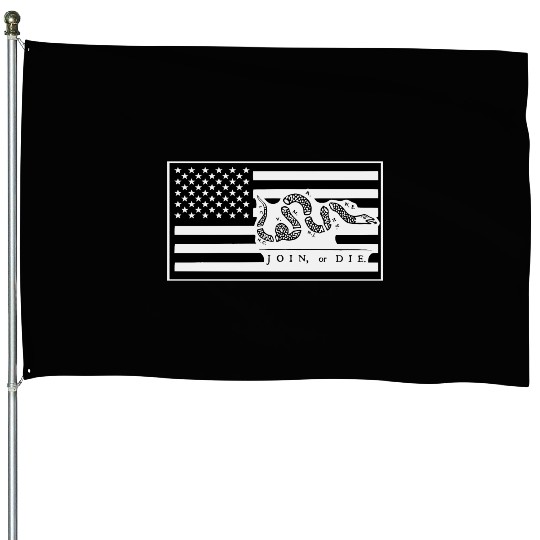 Join Or Die Flag 1776 LIKE US ON FACEBOOK # House Flags
