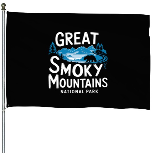 Great smoky mountains national park. House Flags