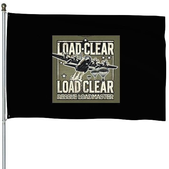 LOAD CLEAR – Precision Airdrop w/Rescue Loadmaster House Flags