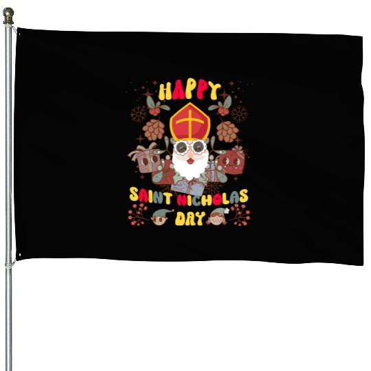 Groovy Saint Nicholas Day logo House Flags