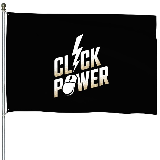 Click Power Cyber Monday Shopping Force House Flags