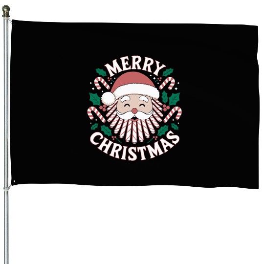 Merry Santa Claus – Merry Christmas Design House Flags