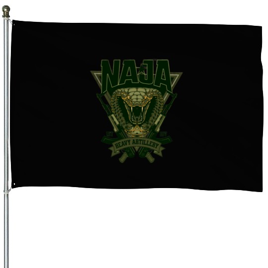 Military unit logo "NAGA" House Flags
