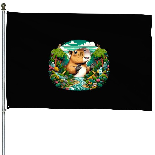 Forest Friend House Flags