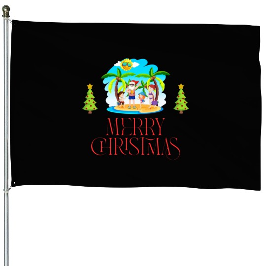 A Holly Jolly Christmas Adventure House Flags