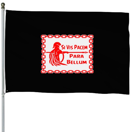 Spartan Si Vis Pacem Para Bellum LIKE US ON FB #U House Flags