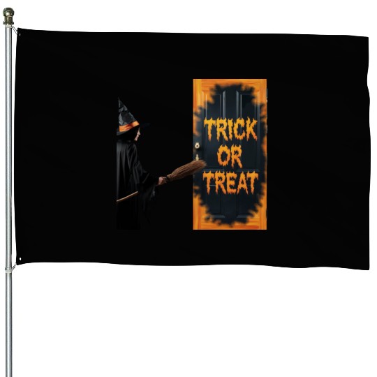 Witching Hour: Trick or Treat House Flags
