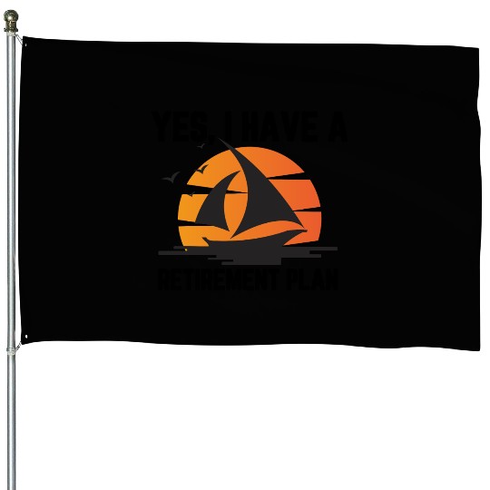 Cool Sailing 3 House Flags