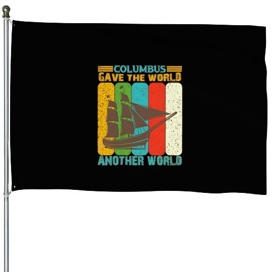 Columbus Day House Flags House Flags Lovers Day