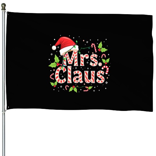 MRS CLAUS House Flags