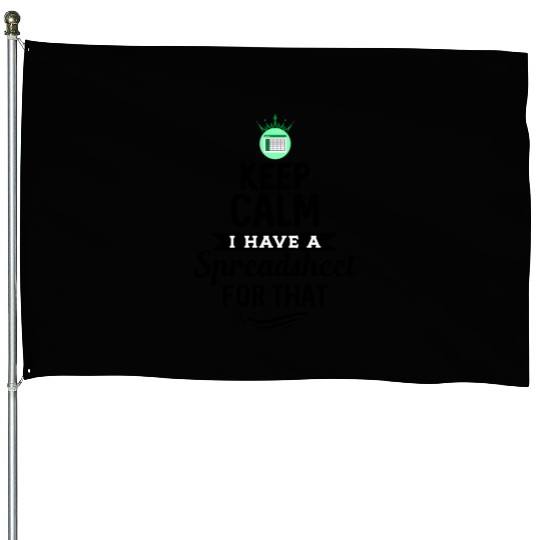 Funny Excel Spreadsheets Lover 1 House Flags