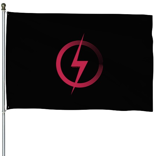 Circle and Lightning Bolt House Flags