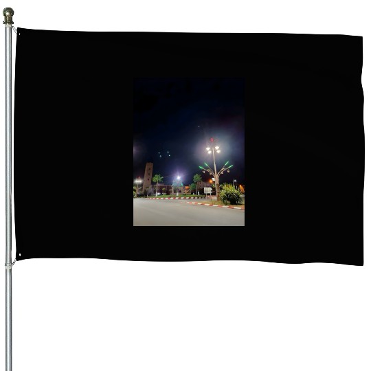 small town beauty House Flags