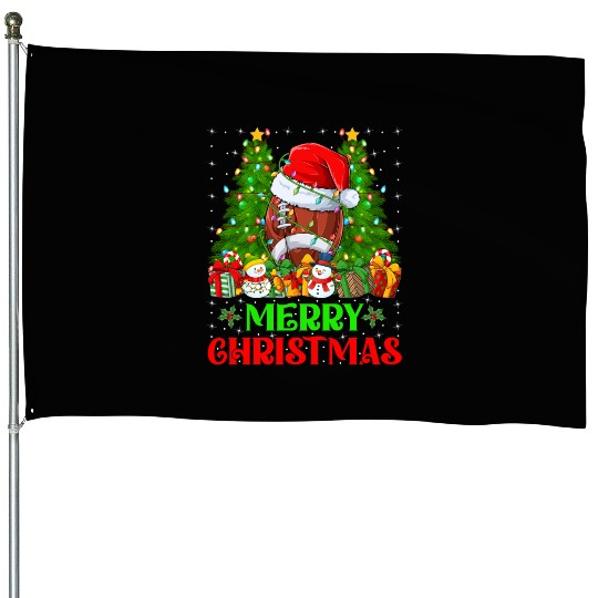 Rugby Christmas House Flags