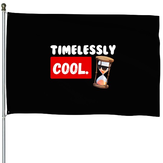 Timelessly Cool Birthday House Flags