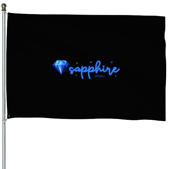 Sapphire gemstone jewel House Flags