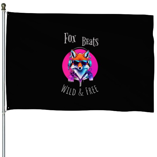 fox beat fox theme House Flags design