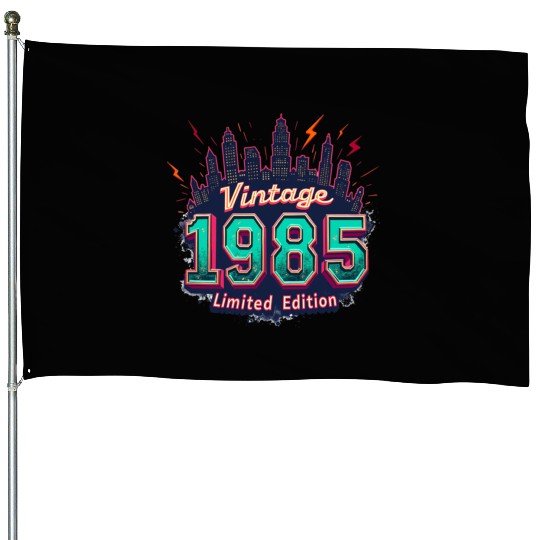 vintage 1985 limited edition House Flags