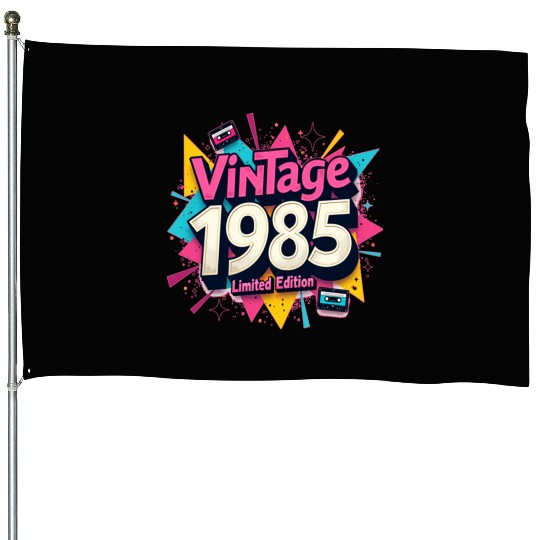 vintage 1985 limited edition House Flags