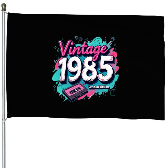 vintage 1985 limited edition House Flags