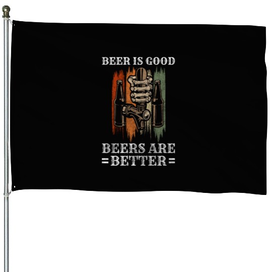 Bar Hopping Getting Drunk Funny Partying House Flags