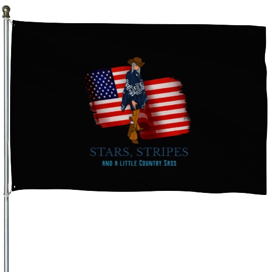 Stars, Stripes, and a Little Country Sass House Flags