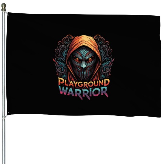 Playground Warrior House Flags