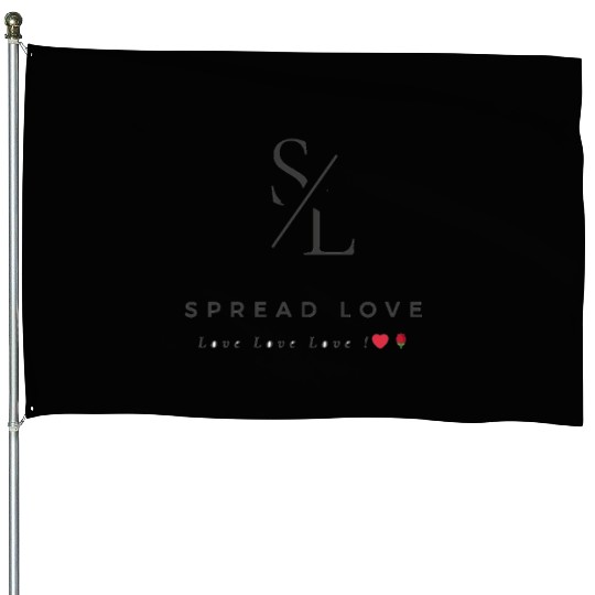 spread love - "Love in Every Gesture" House Flags