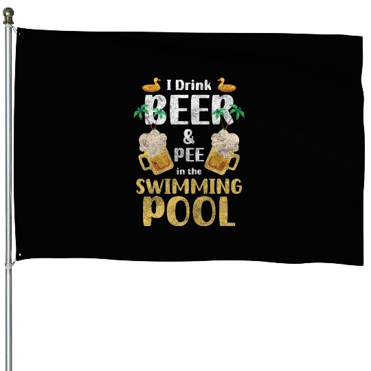 Pool Sport Hobby Summer House Flags