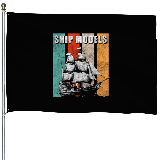 Model Ship Miniature Hobby House Flags
