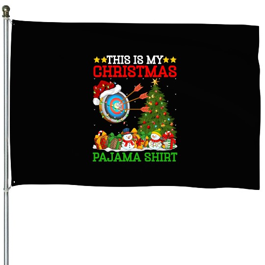 Archery Christmas Tree Lights House Flags