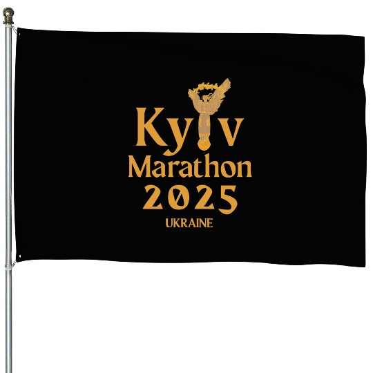 Kyiv Marathon – 2025 – Ukraine House Flags