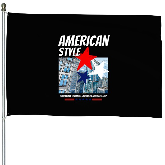 From Comics to Culture: Embrace the American style House Flags