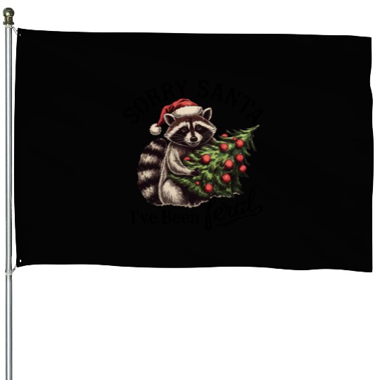 Christmas Animal, Cute Christmas House Flags