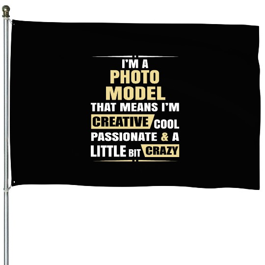 Photo Model Creative Cool And Crazy House Flags