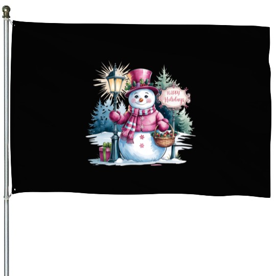 Snow Christmas, Christmas Retro, Merry Christmas House Flags
