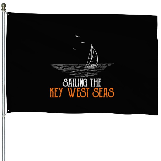 Florida SAILING THE KEY-WEST SEAS Florida Keys House Flags