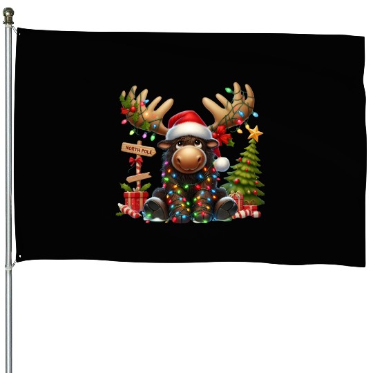 North Pole Readers House Flags