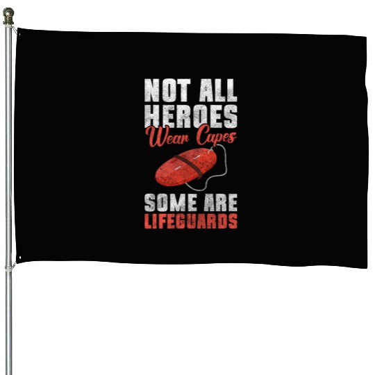Lifeguard Sea Rescue Lifeguard House Flags