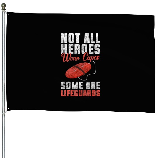Lifeguard Sea Rescue Lifeguard House Flags