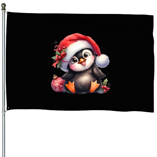 Cute Christmas, Christmas Animal House Flags