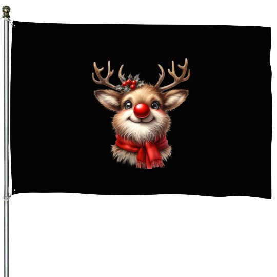 Cute Christmas, Christmas Animal House Flags
