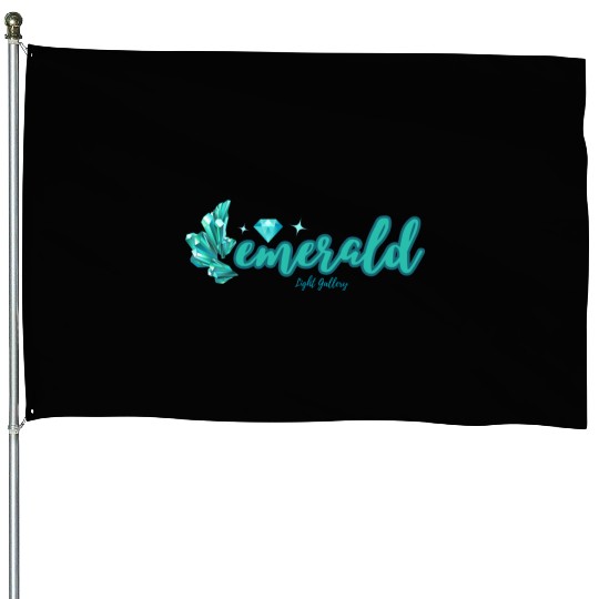 Emerald gemstone jewel House Flags