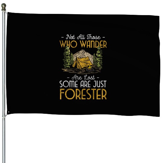Forester Animal Protection Protection Chainsaw House Flags