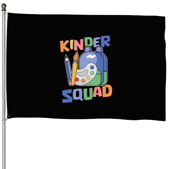 Elementary Teacher Squad House Flags