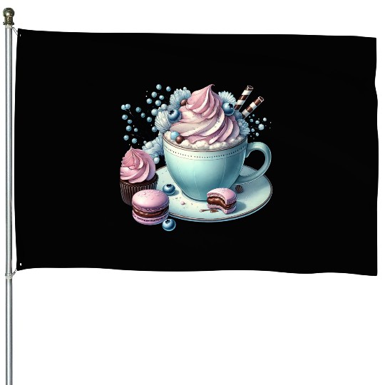 Christmas ice cream, Coquette Chistmas House Flags